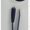 HERBA Kosmetische Pinzette schräg Inox mit Herba-Logo, schwarz, 1 Stück - 35340