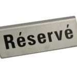 Schild «Reserviert» – 10732