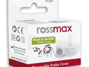 Hygiene-Schutzhüllen zu ROSSMAX RA600 Infrarot-Orthermometer, transparent, 10 Stück im Pack - 35219